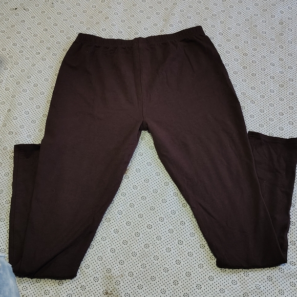 Faded Glory Brown Sweatpants Comfortable Joggers - Picture 2 of 3